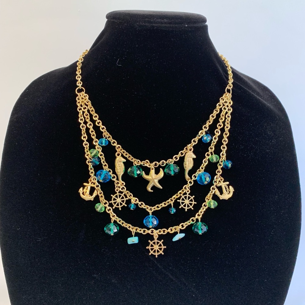 Alexa Starr Multi Layered Nautical Necklace - Picture 4 of 8